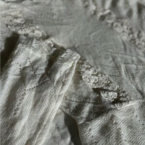 Vintage White Lace Fabric